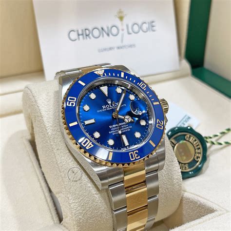 Rolex Submariner Date Yellow Gold 40mm Blue Dial Oyster